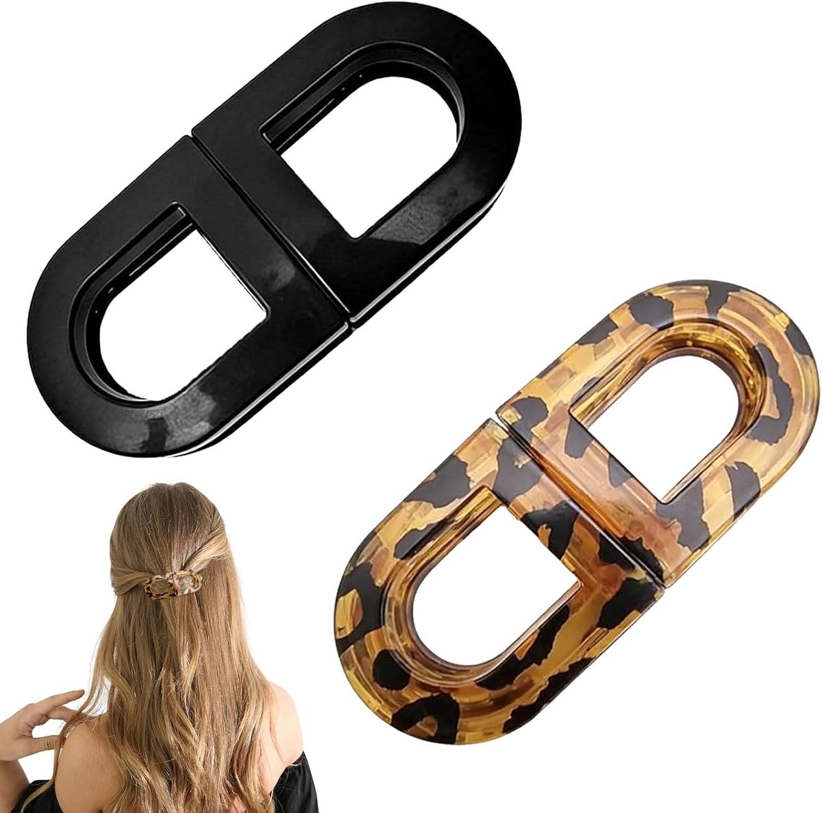 SnelShoppen - Magnetische Haarclips, Sterke Duurzaamheid, Antislip Magnetische Haarspelden, Naadloos 2-in-1 Ontwerp voor Vrouwen, Ideaal Haarstyling A