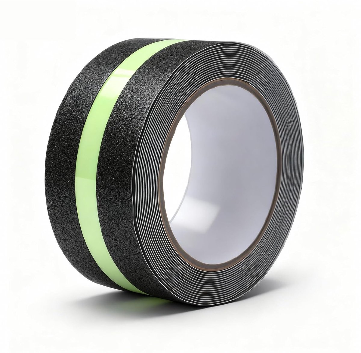 Rutschfestes Klebeband im Dunkeln, zelfklevend fluorescerend band voor trapmarkering, anti-slip kleefband voor trappen, treden, vloeren, lichtgevende streep trap, veiligheid, 50 mm x 5 meter