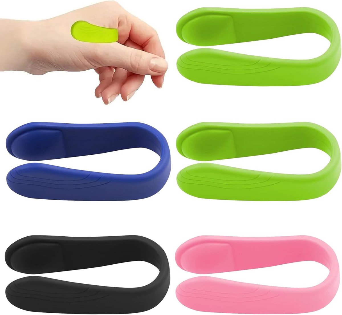 Acupressure Clips voor migraine en stress - 5-delige set - met armband en geursticks - natuurlijke pijnverlichting - ShopVlot