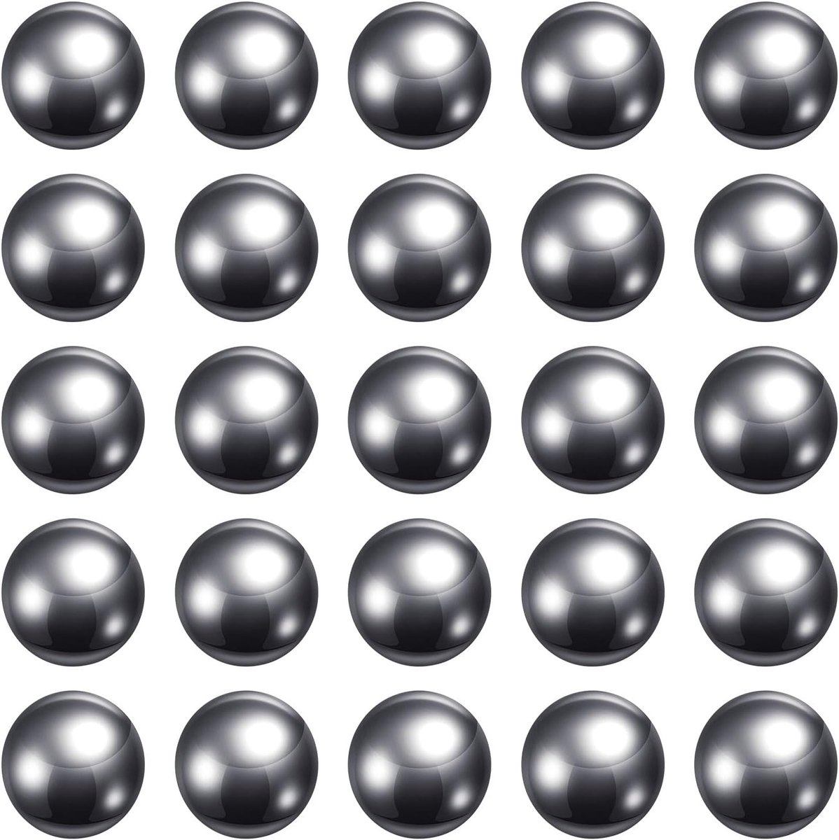 sourcing map 60 stuks precisieballen 12 mm diameter koolstofstaal