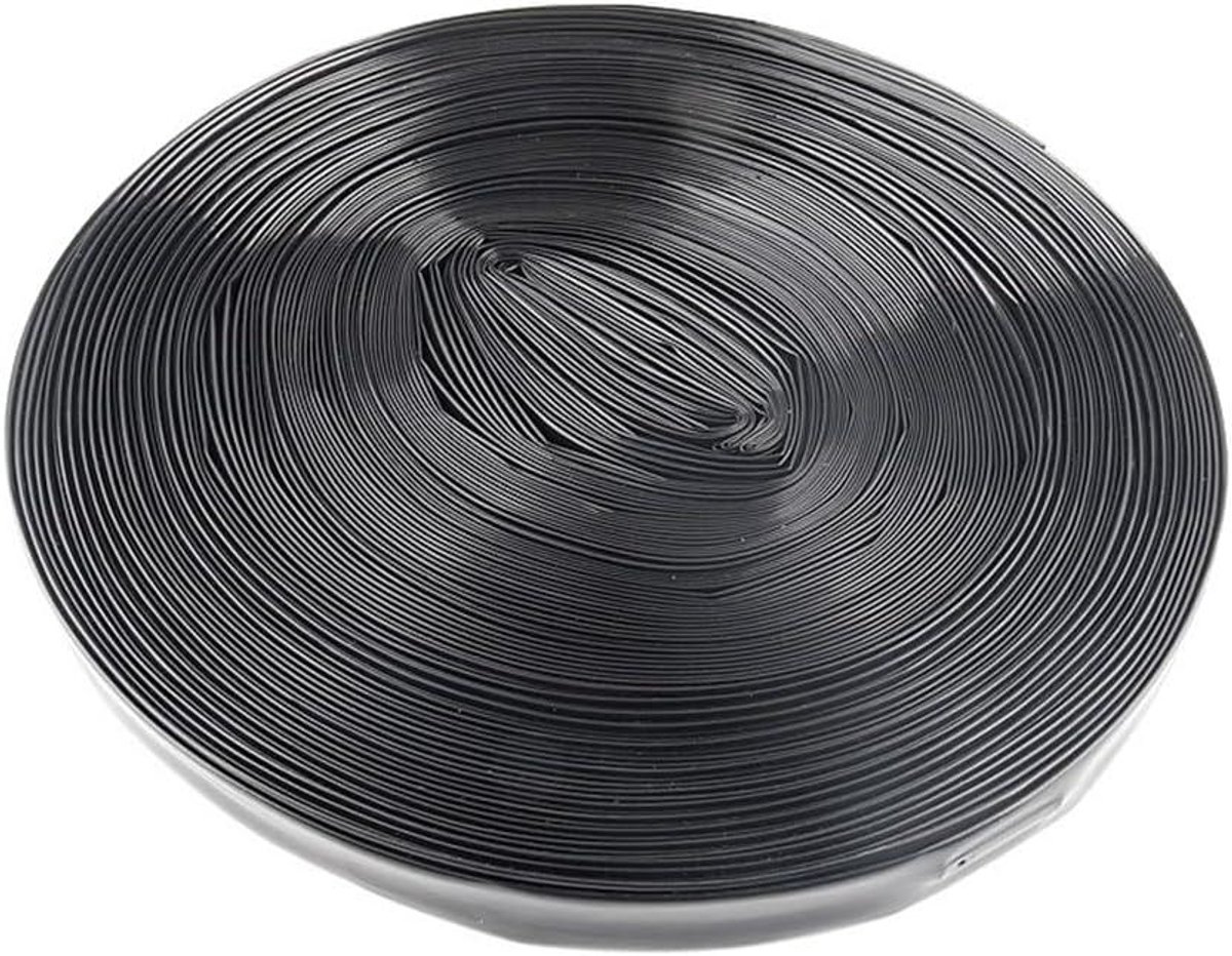 Druppelslang Irrigatieslang - Drip Tape Platte Buis - Tuin Bewateren - Niet Knikkend Flexibel - 80 meter - Zwart