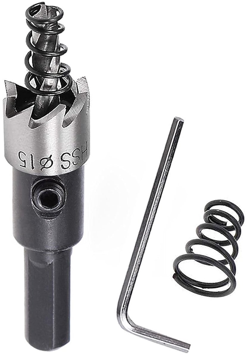 Boren 15 mm - HSS carbide boor - robuust voor metaal en staal - hoge slijtvastheid - ShopVlot