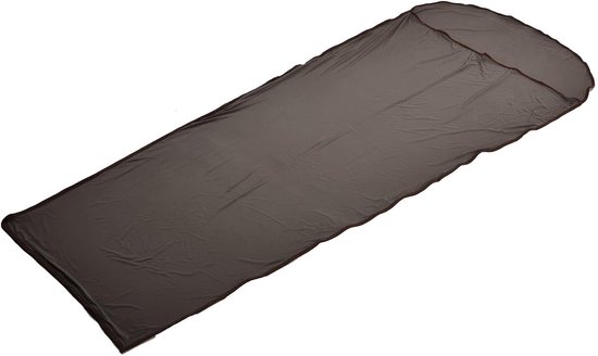 Slaapzakvoering - Reislaken - Kamperen en reizen - Ultralicht polyester - 200x80cm - Oranje — afbeelding 3