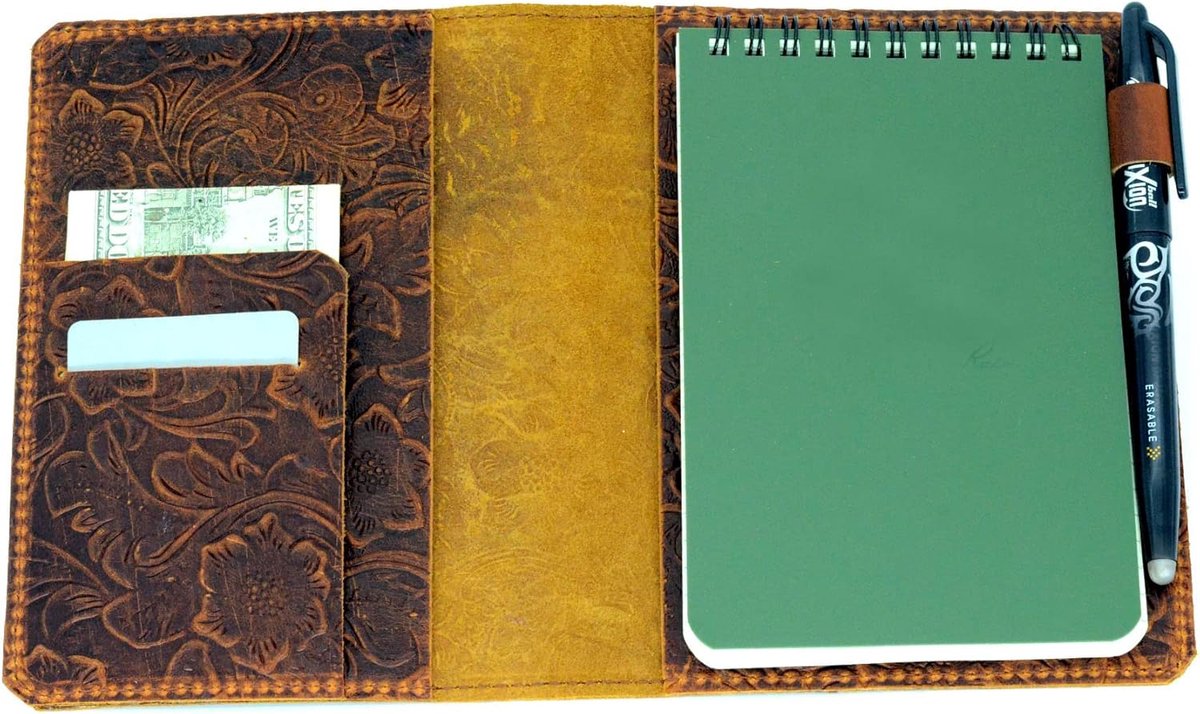 JJNUSA Compatible with Rite in the Rain Spiral Notebooks Bound Spiral Notebook Leather Cover for Bound Notebook Cover - ShopVlot