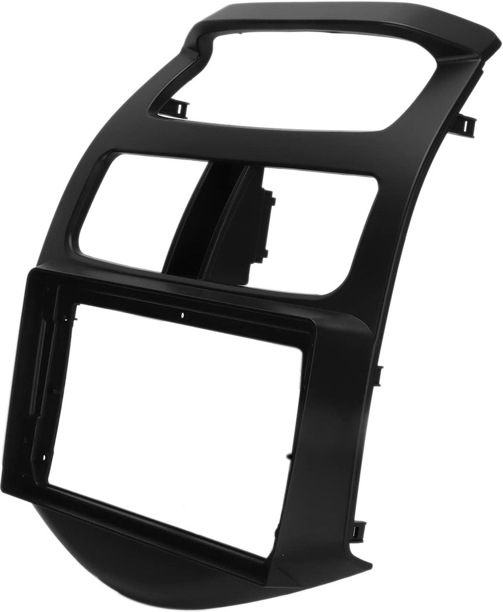 SnelShoppen - Navigatiekader 2-Din Waterdichte Radio Fascia voor Auto Aanpassingen - Geschikt voor Chevrolet Spark/Beat 2014 - Stijlvol en Betrouwbaar