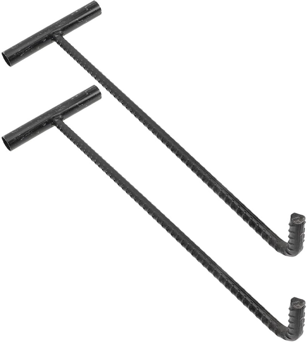 SnelShoppen - 2 Stuks Roller Shutter Haken, Zware Duurzame S Haken, Tie Bar Gereedschap, Manhole Haken, Roestvrij Staal, Ideaal voor Tuin, Keuken en K