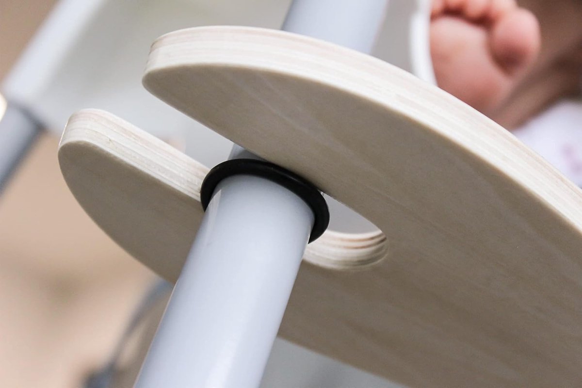 SnelShoppen - Hoogteverstelbare Voetsteun voor IKEA ANTILOP Kinderstoel, Snelle Montage, Kindveilig Linde Hout, Ideaal voor Kinderen, Thuis en Buiten – foto 3