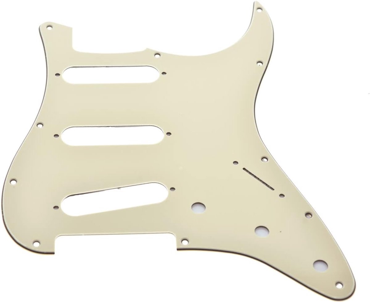 11 Hole Jimi Hendrix Strat Stijl Gitaar Pickguard Aged White