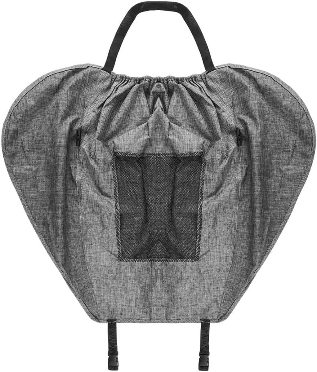 SnelShoppen - Universele Pram Zonnekap, Waterdichte Baby Kinderwagen Luifel, UPF50+ UV Bescherming, Draagbaar en Eenvoudig te Installeren, Grijs, Idea