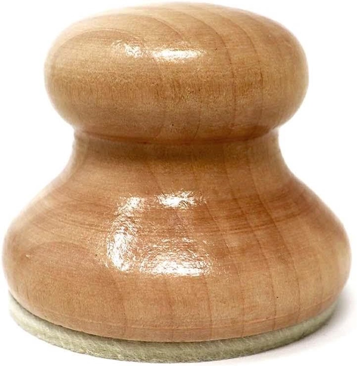 Houten Drukkerij Baren - Groot - 70mm Diameter