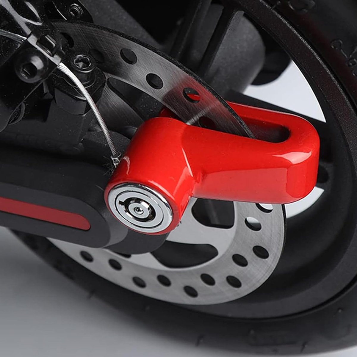 Remschijfslot voor motorfiets - Veiligheidsslot met alarm - Geschikt voor scooter en e-scooter - ShopVlot – foto 7