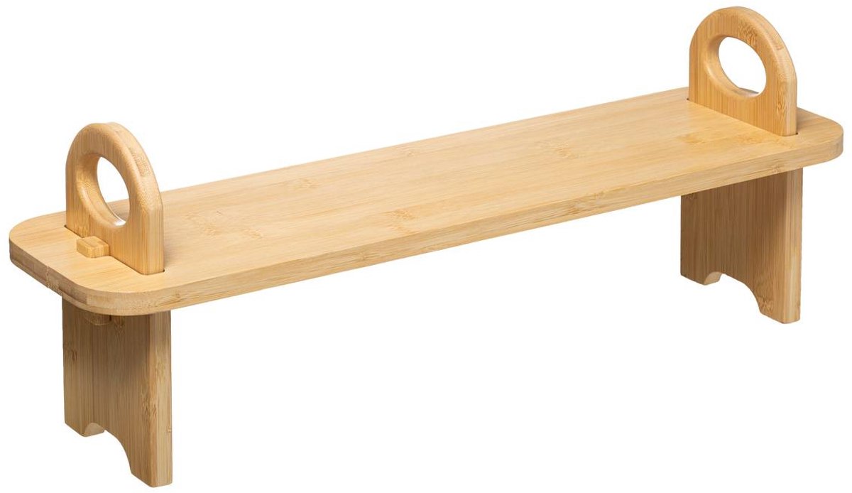 Bijzetplank 59x1 op poten BAMBOU