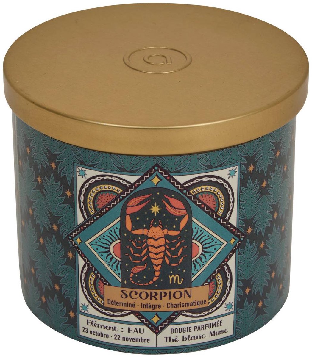 Geurkaars Astro 396 g in glazen pot