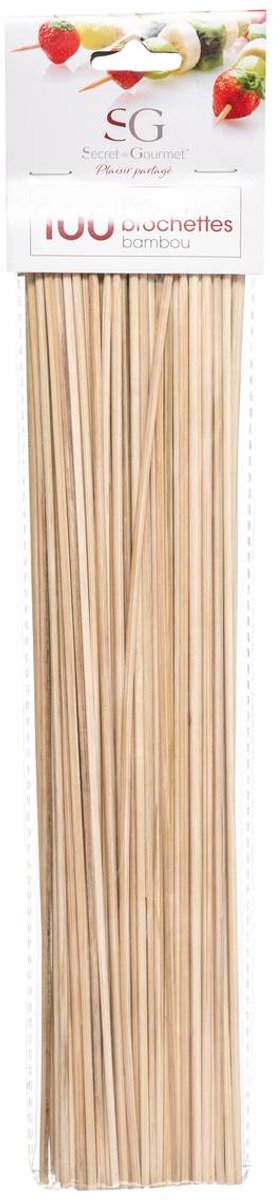 Set van 100 spiesen BAMBOU CUISINE
