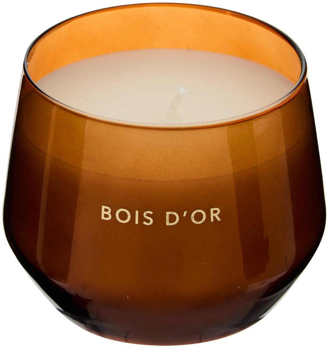 Geurkaars 300 g in gekleurde glazen pot GLOWY