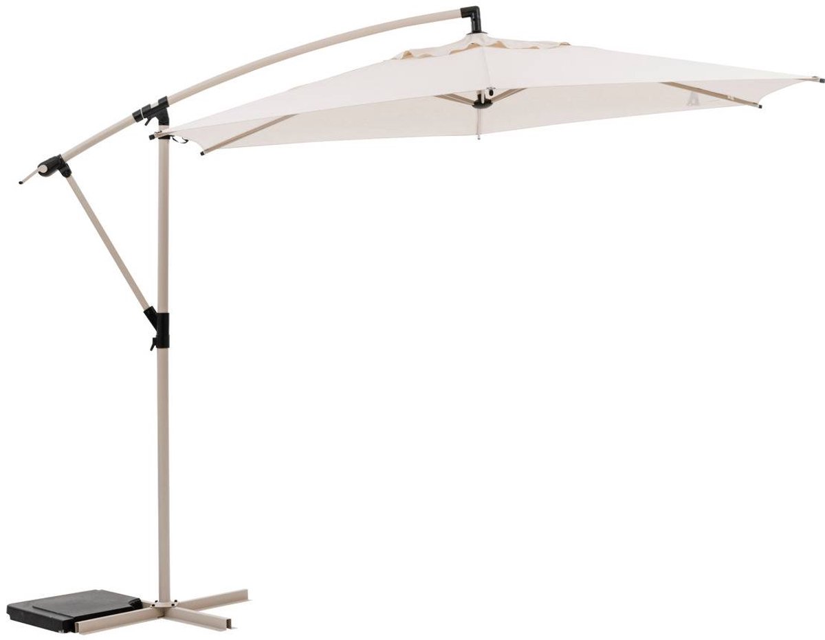 Ronde parasol met zijdelingse bevestiging, 3 m, van aluminium, 360° draaibaar MANOA