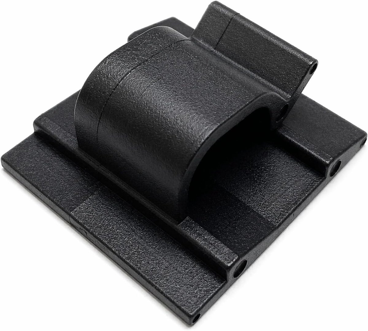 SnelShoppen - 50 Stuks Zelfklevende Kabelclips Draadbeugels 8mm Zwart - Ideaal voor Kabelmanagement in Huis, Kantoor, Tuin en Auto