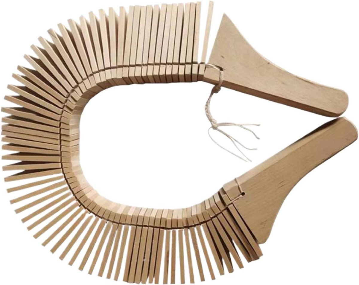 Houten Muziekspeelgoed - Percussie Instrumenten - Kind Ontwikkeling - Veilig Afgerond Ontwerp - 282 x 214 x 63 cm - Houtkleur