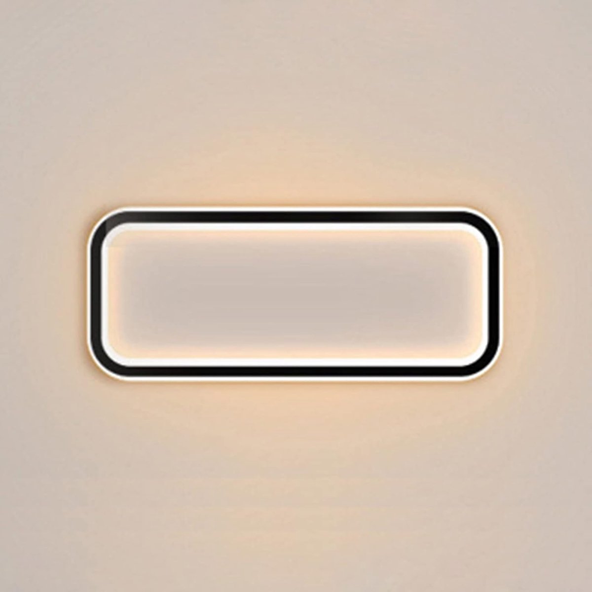 LED plafondlamp rechthoekig 50x20cm - aluminium body - moderne verlichting - ideaal voor badkamer - ShopVlot