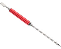 Latte Art Pen - Koffie Naald Decor - Koffie Versieren - Spiraalvormige Punt - 14X1CM - Rood