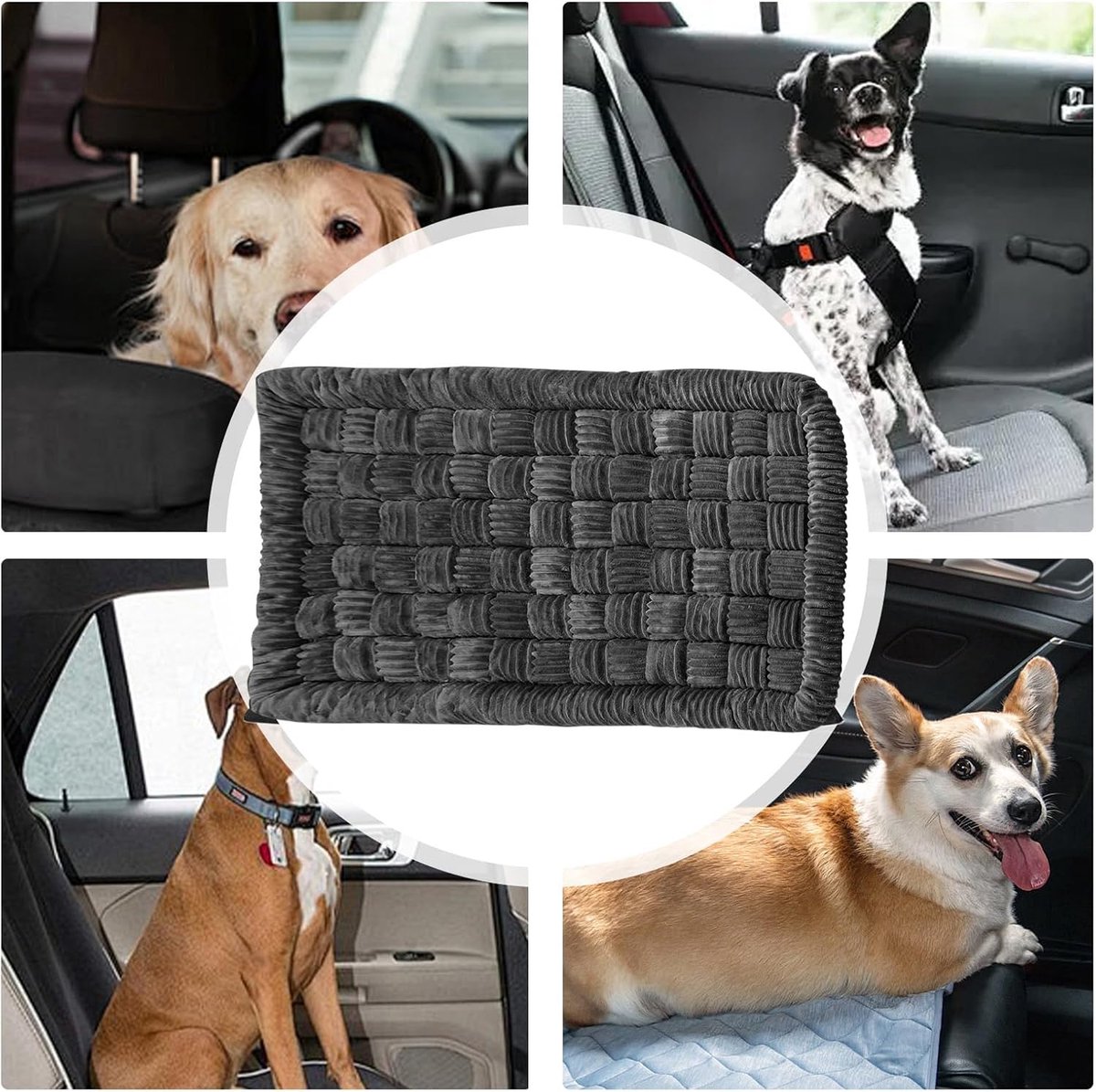 Stoelbeschermer Honden - Autohoes Huisdier - Veilig Reizen - Krasbestendige Bescherming - 137x60 cm - Enkel kenmerk