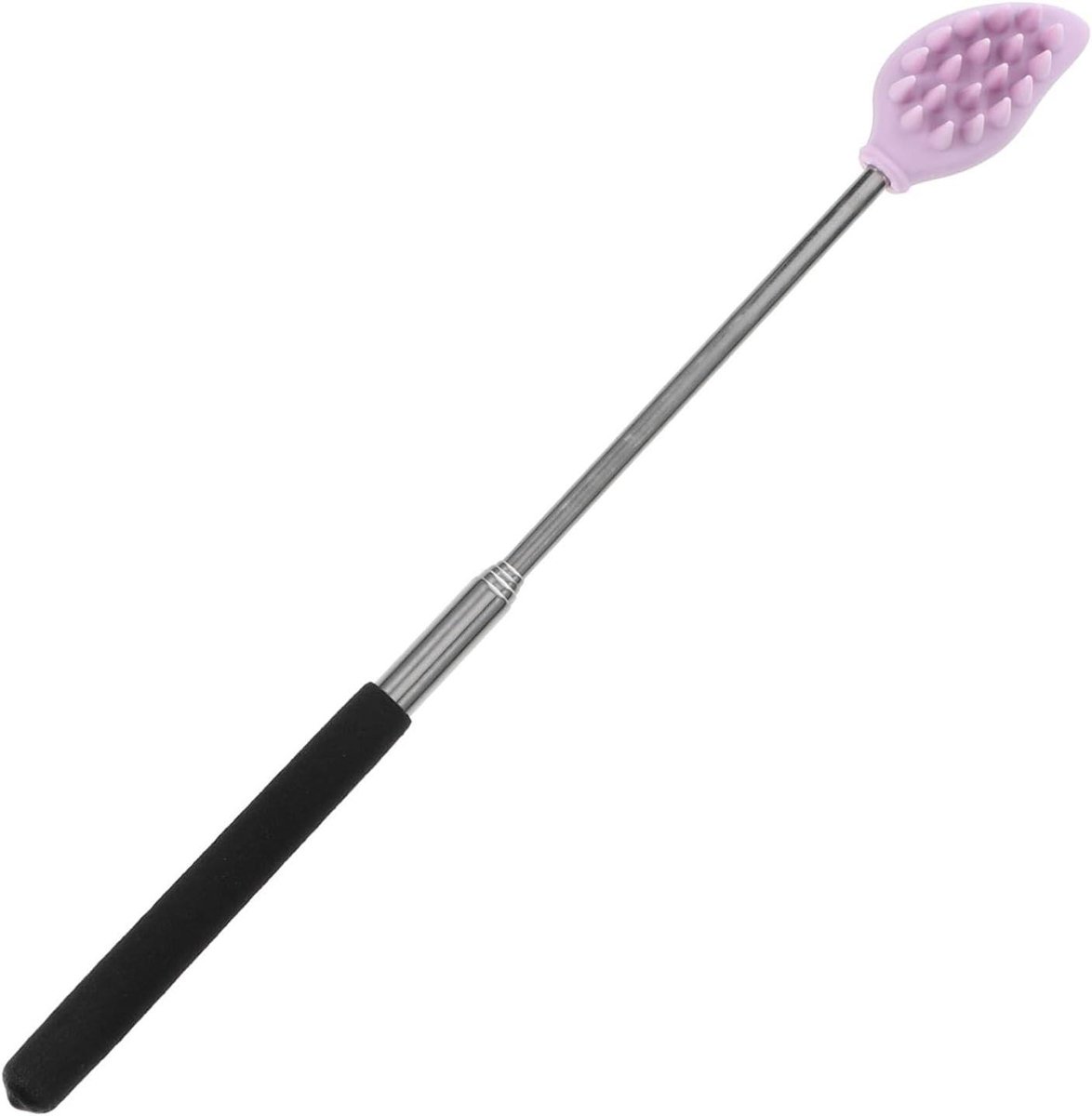 Uitschuifbare Rugkrabber - Massage Tool - Jeuk Verlichten - Verstelbare Lengte - 20 cm - Paars