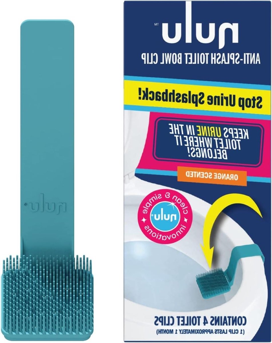Toilet Urine Anti-Splash Clips - Urine Splash Guard Potty Training Aid - Badkamer Hygiëne Verbeteren - Oranje Frisse Geur
