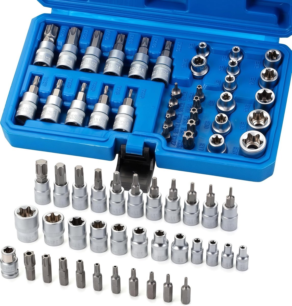 Omgoods - 34-delige Torx Steeksleutelset met Ratchet