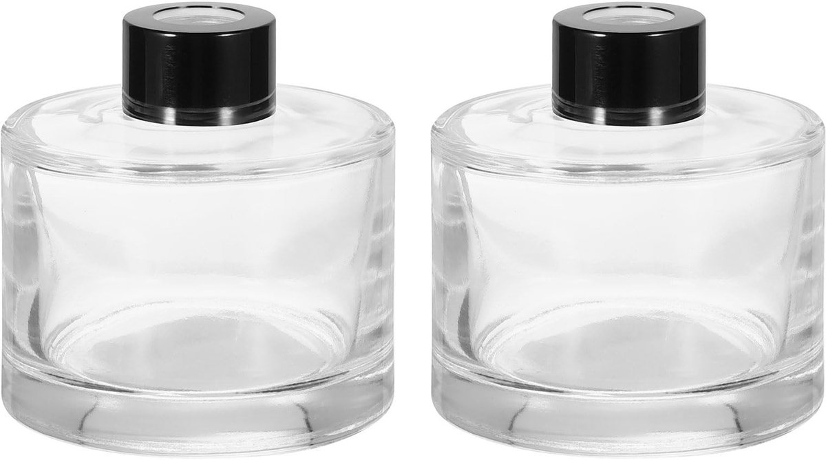 Omgoods - Set van 2 Lege Glazen Diffuserflessen van 150ml