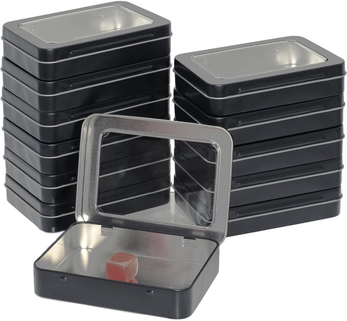 Omgoods - Mini Opbergdozen met Venster voor Kleine Items