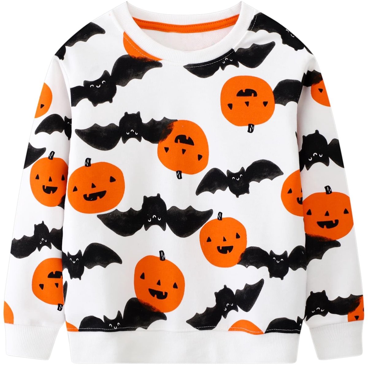 Omgoods - Jongens Sweater met Halloween Print, Maat 92-122