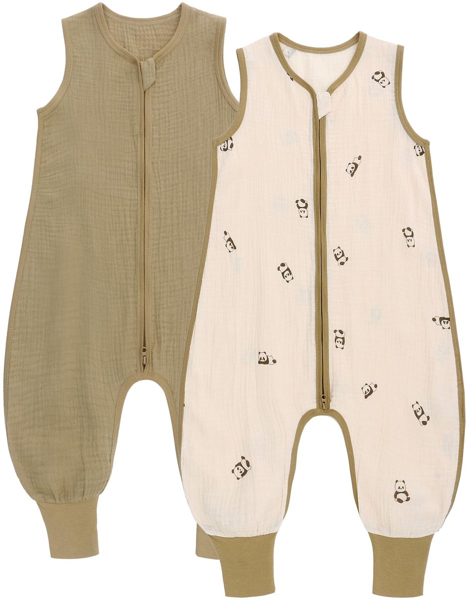 Omgoods - Baby Slaapzak met Voeten, Zomer 0.5 Tog van Katoen