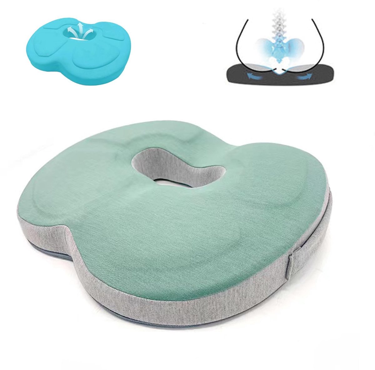 Omgoods - Anti-Decubitus Donut Kussen voor Pijnverlichting