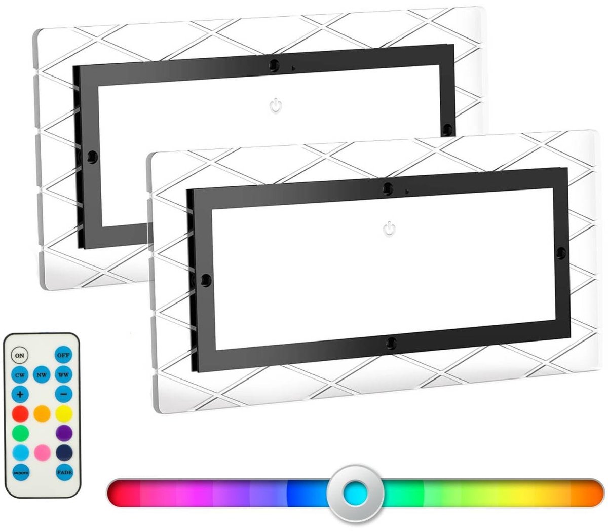 Omgoods - LED Plafondlamp met Afstandsbediening en Multi-Kleur Functie