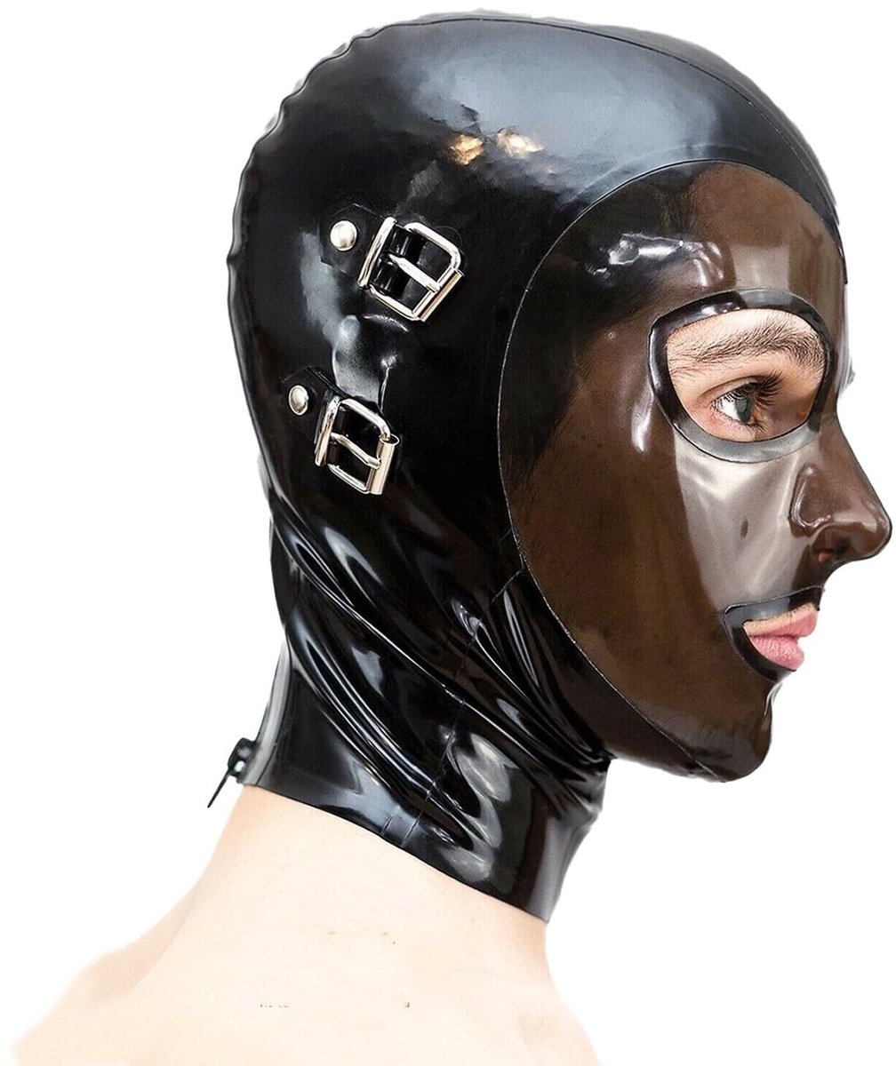 Omgoods - Latex Masker met Afneembare Ogen en Mond Dekking