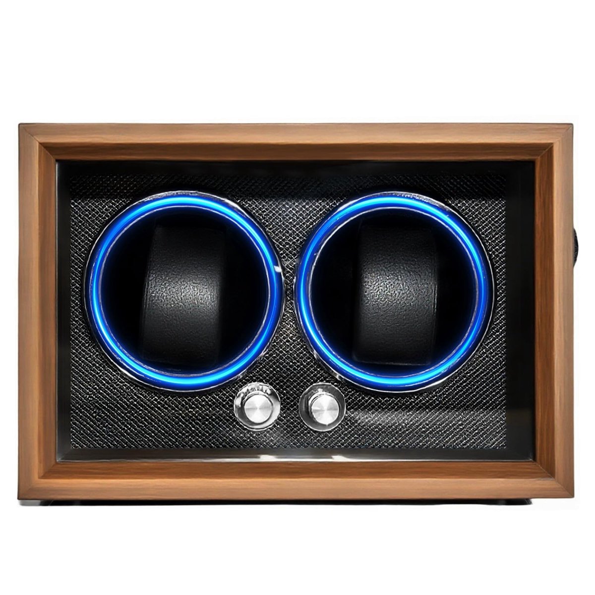 Omgoods - Horloge Winder voor 2 Horloges met LED Verlichting