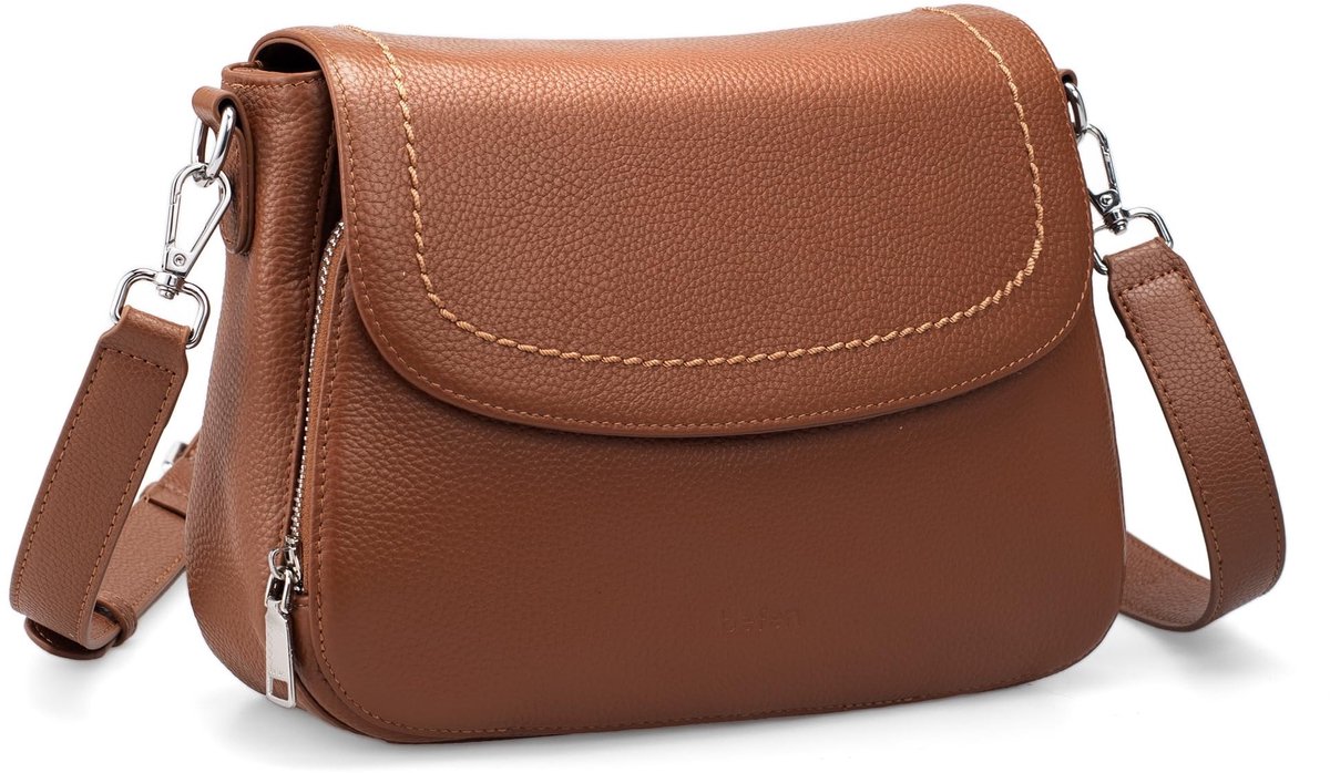 Omgoods - Echt Leren Crossbody Tas voor Vrouwen met RFID Portemonnee