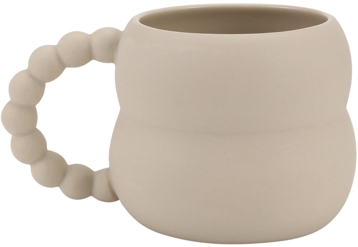 Omgoods - Creatieve Keramische Koffiemok met Handgemaakt Ontwerp