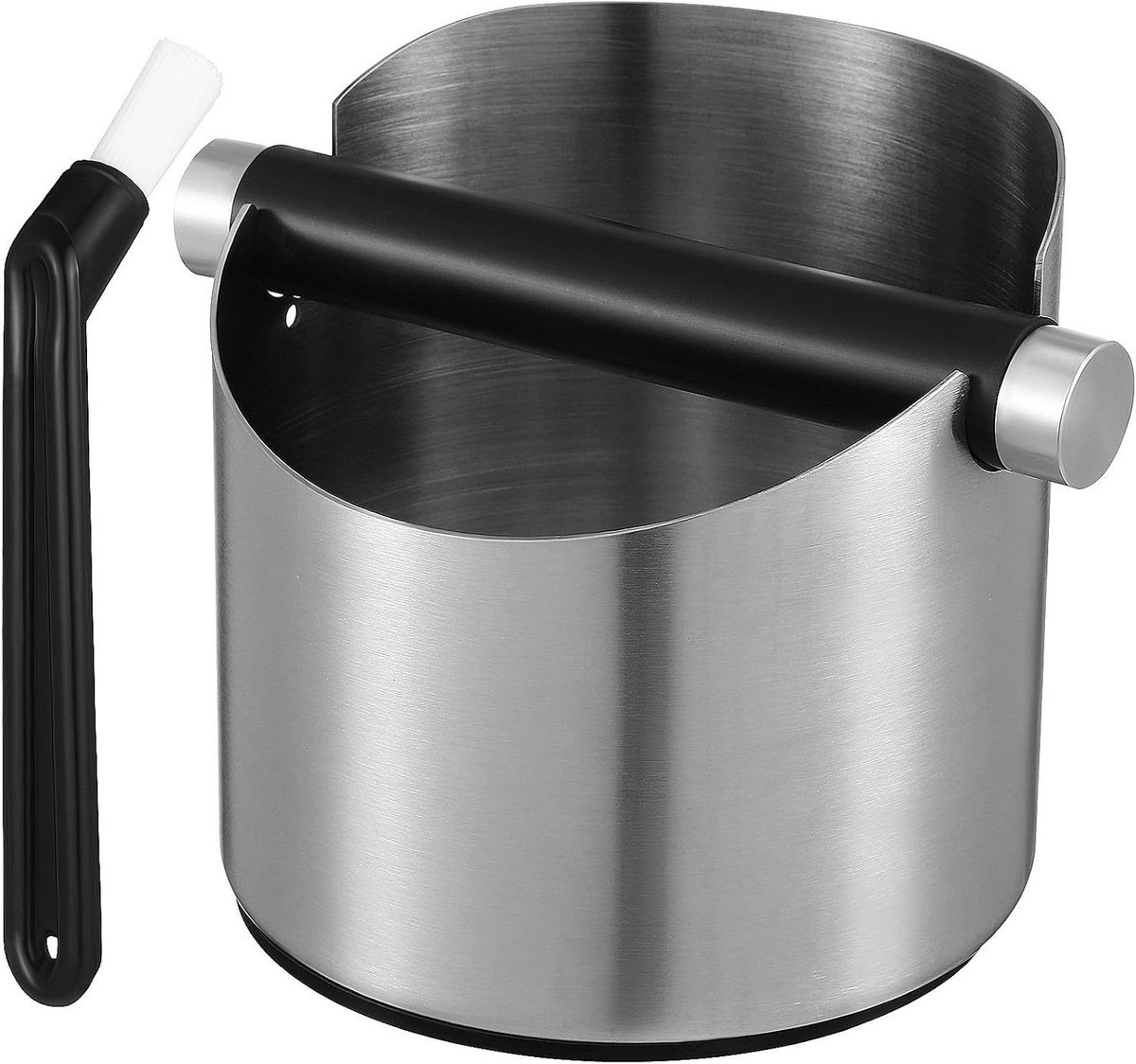 Koffie Knock Box - Afklopbak Espresso - Koffiezetapparatuur Reinigen - Met Afneembare Klopstang - 11 x 11 x 11 cm