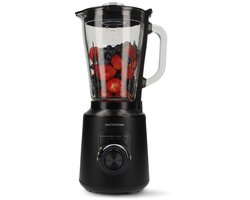 Gastronoma Blender - 1500W - 1,5L glazen kan - Variabele snelheid - Pulsfunctie - Smoothie-, ijscrush- en zelfreinigingsfunctie - Zwart