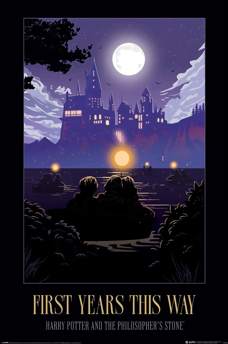 Harry Potter First Years This Way Unisex Poster - meerkleurig - Standard multicolor