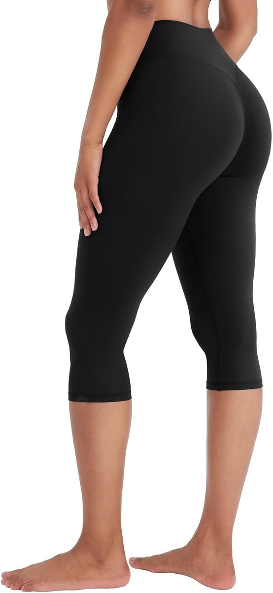 Leggings dames 3/4 onzichtbare scrunch butt capribroek | Hoge taille, naadloos, boterzacht, capribroek voor dames, zomer, sport, yoga, gym, legging, 7/8 sportbroek, regular/lang