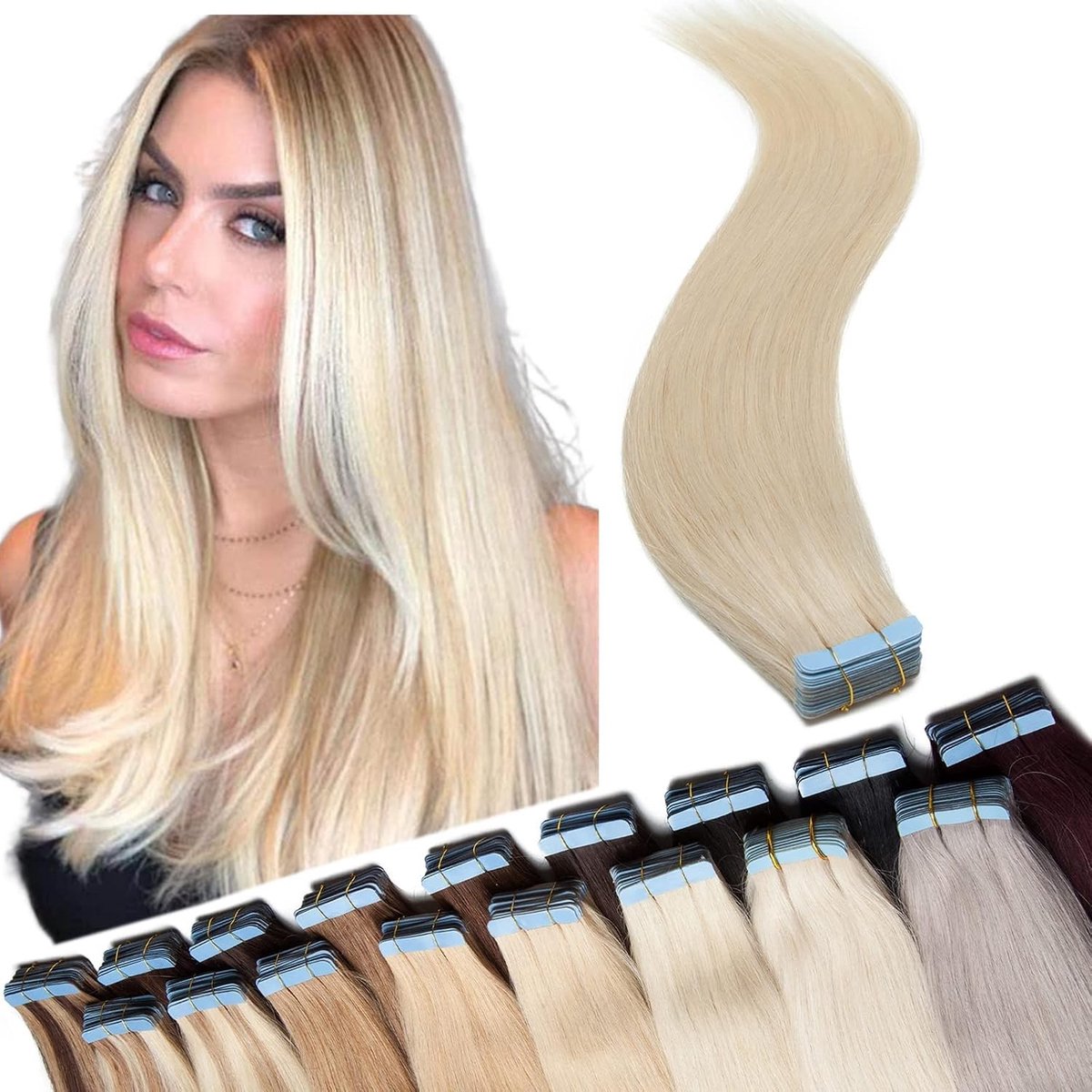 Ponytail Haarstuk met Vlecht - Clip-in Extensions van Menselijk Remy Haar - Zwart 14 inch (70g) voor Volumineuze Kapsels