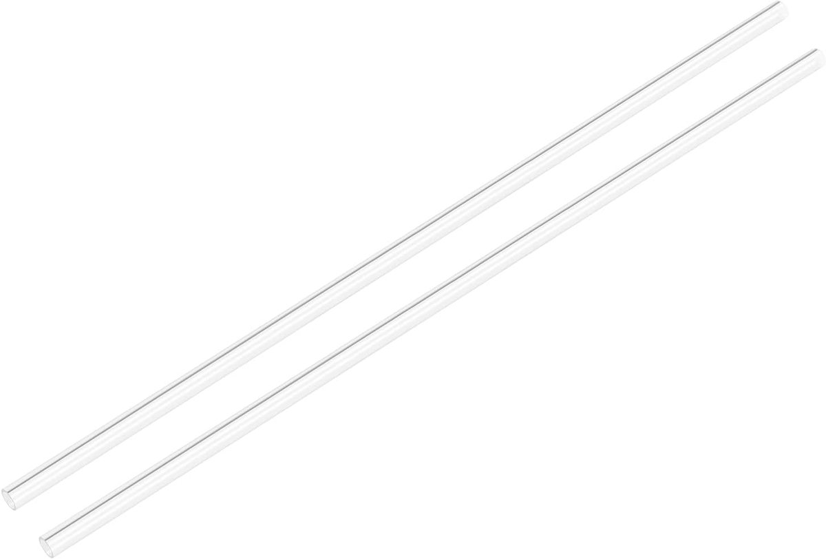 DMiotech 2pcs 4mm(5/32") x 5mm x 305mm/12inch transparent rigid hoses plastic pipe pipe for aquarium water tube water - ShopVlot