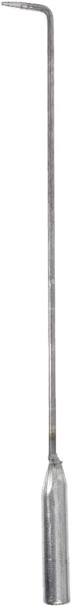 Vuurhaak - Haardgereedschap - Vuur Beheren - Innovatief Haakontwerp - 51 cm Lengte - Zilver