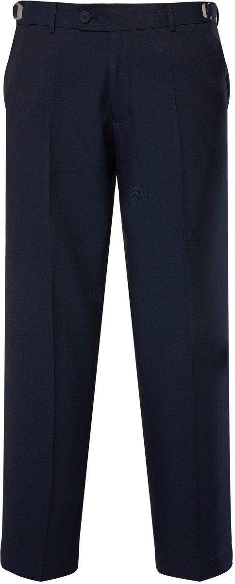 Men Plus - Heren - Chauffeursbroek mix & match Sevilla clipsluiting - Donkermarine - Maat 35