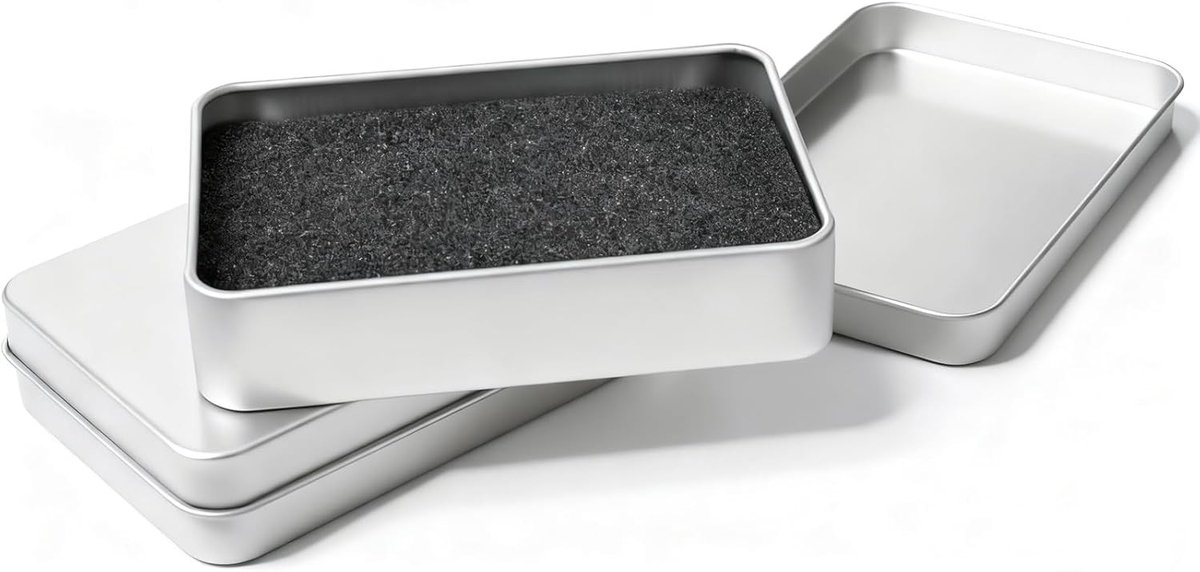 Set van 2 metalen speelkaartenboxen voor het opbergen van kaarten, snoep, sleutels en kleine voorwerpen thuis