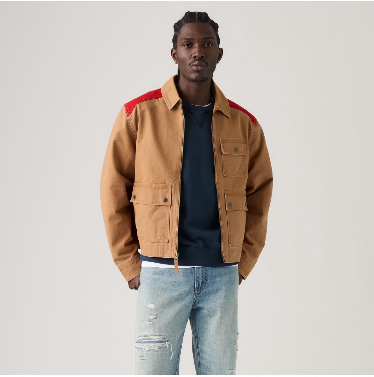 Levi’s Newell Utility jas Bruin