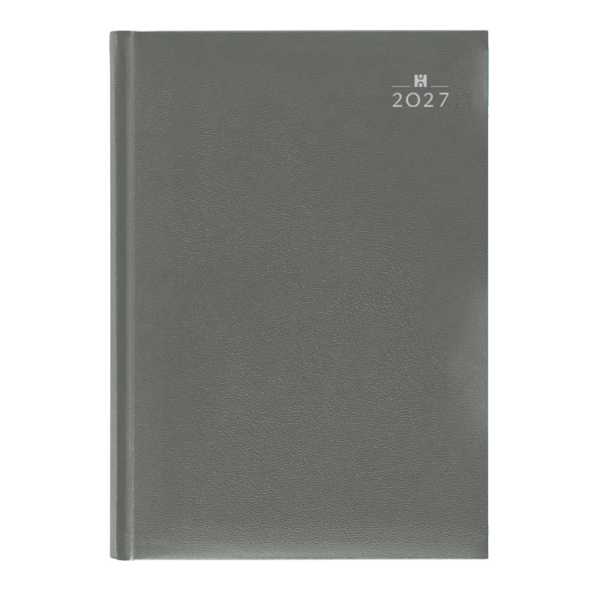 Castelli - Bureau agenda H72 2027 - 1 week per 2 pagina's - formaat A5 - Nederlandstalig - Made in Italy - gewatteerde luxe omslag beige