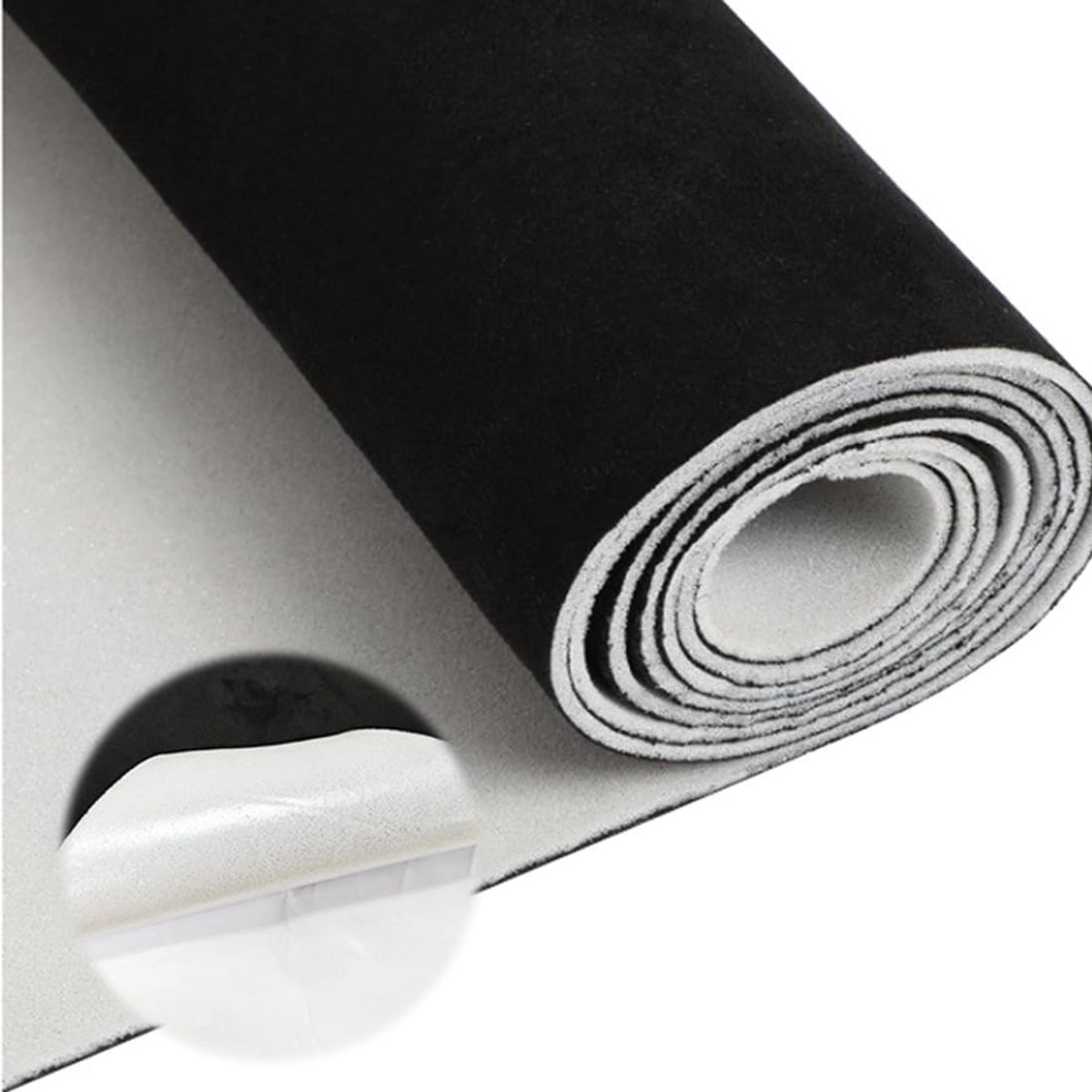 SnelShoppen - Adhesieve Stof Tentzeil 200 x 150 cm - Meerkleurig Textiel voor Auto, Caravan, Boot, Motorhome, DIY - Perfect voor Reparatie en Binnenbe